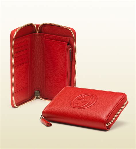 gucci red wallet for men|authentic gucci red wallet.